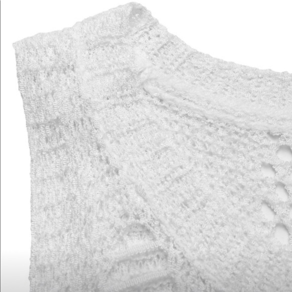 Knitted hollow out tassel cover up swimwear NWT - Picture 4 of 8